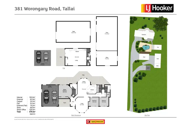 Floorplan of Homely house listing, 381 Worongary Road, Tallai QLD 4213