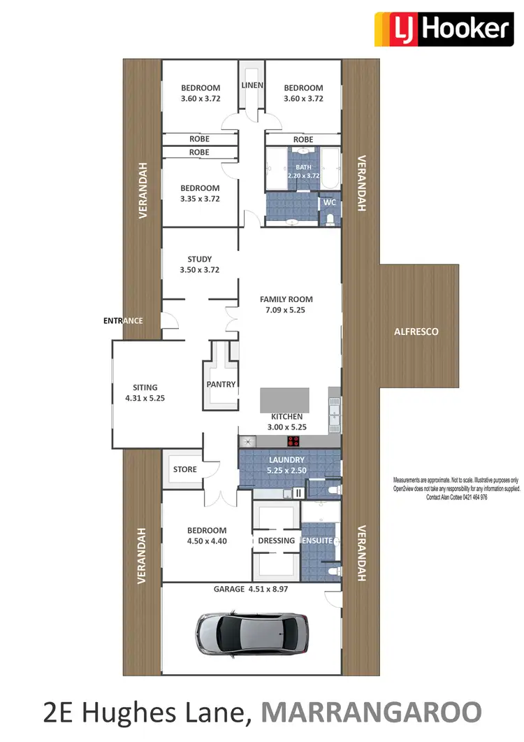 Floorplan of Homely rural property listing, 2E Hughes Lane, Marrangaroo NSW 2790