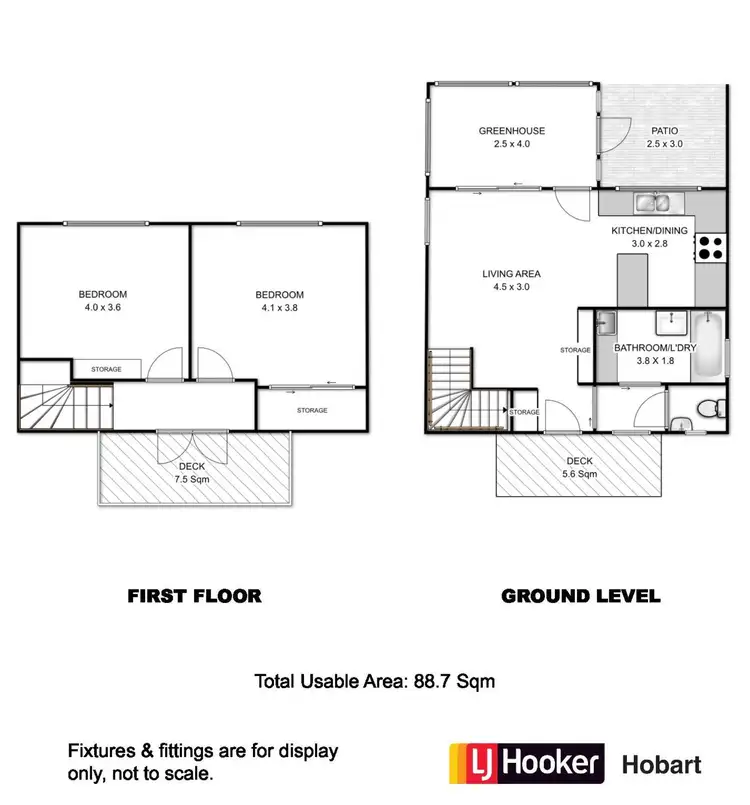 Floorplan of Homely house listing, 10/12 Saunders Crescent, South Hobart TAS 7004