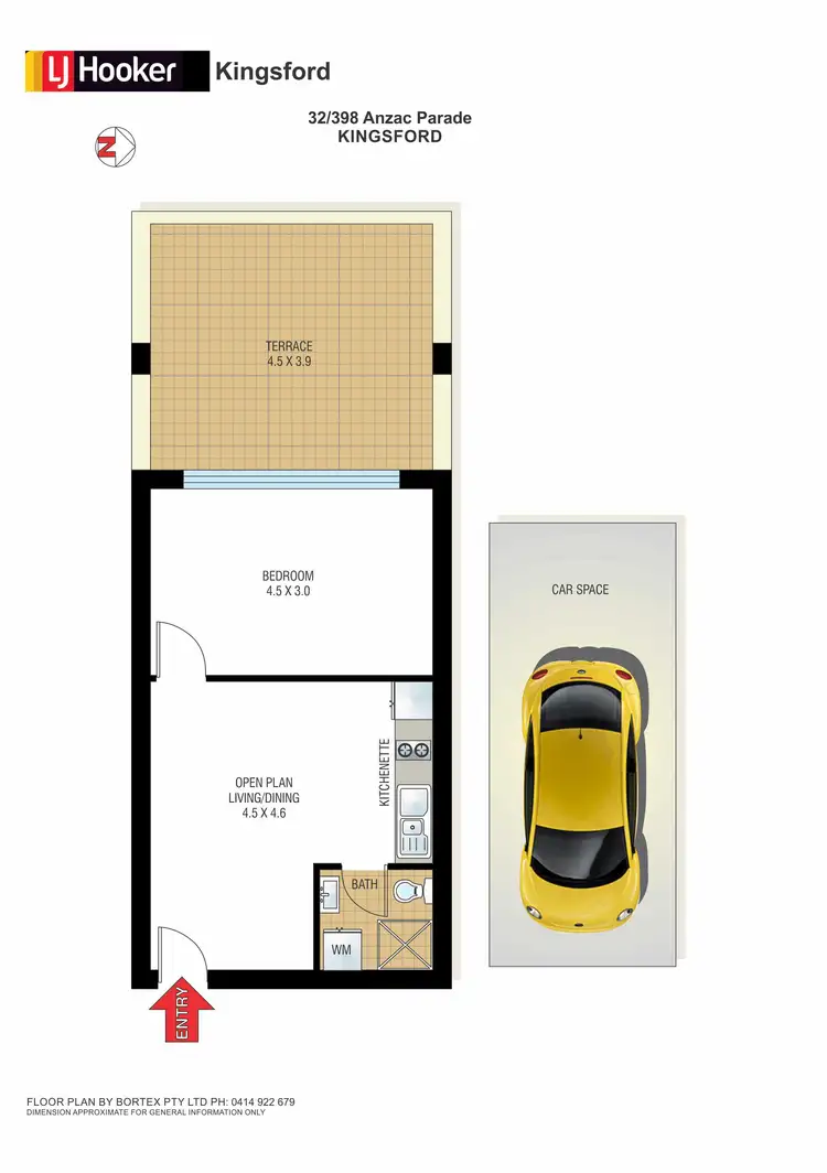 Floorplan of Homely apartment listing, 32/398 Anzac Parade, Kingsford NSW 2032