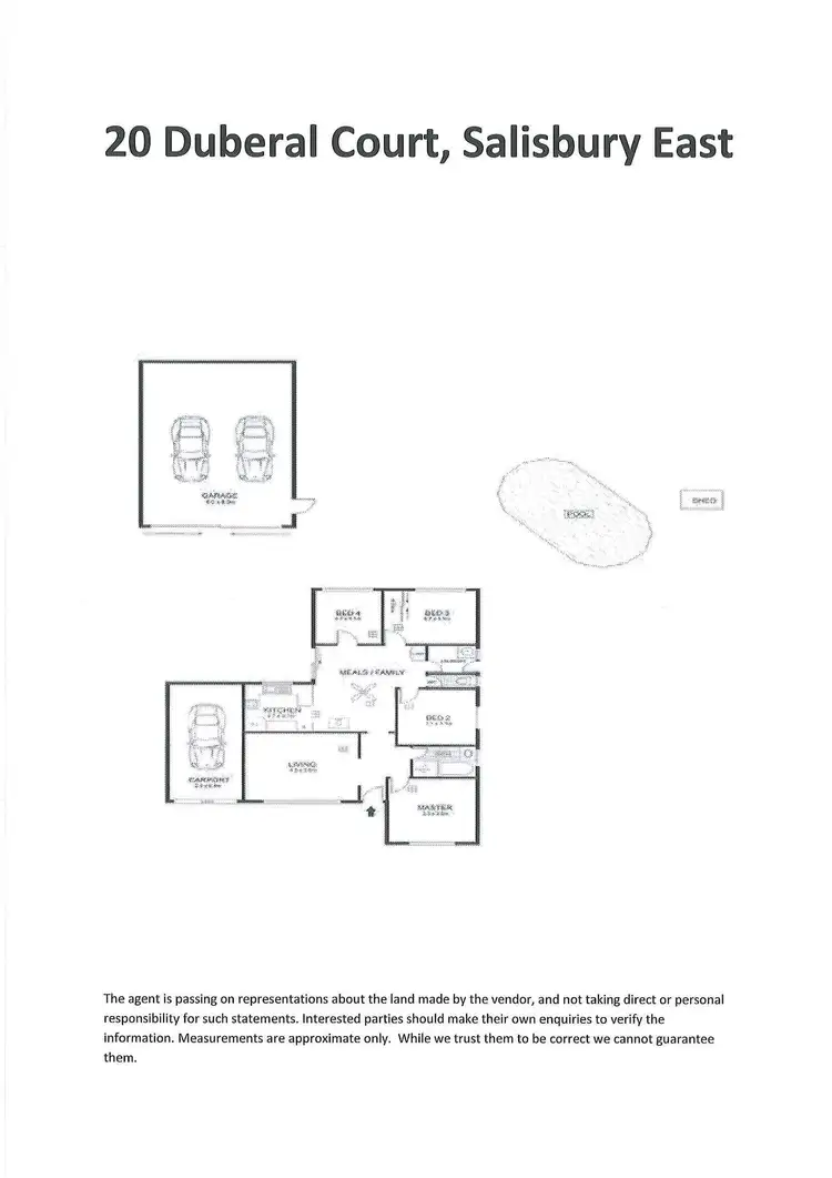 Floorplan of Homely house listing, 20 Duberal Ave, Salisbury East SA 5109