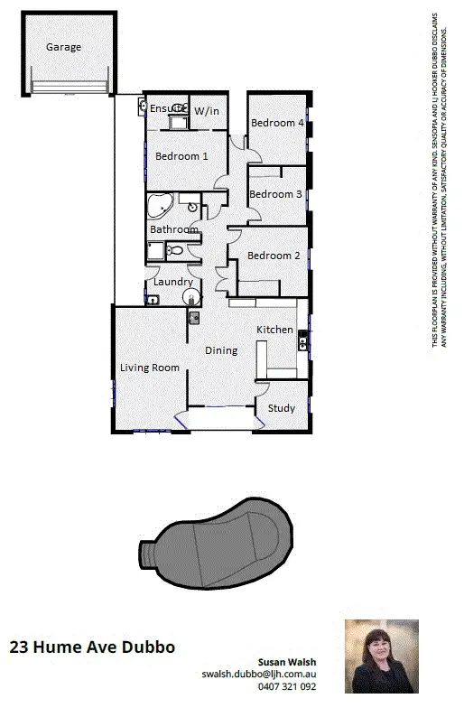Floorplan of Homely house listing, 23 Hume Street, Dubbo NSW 2830