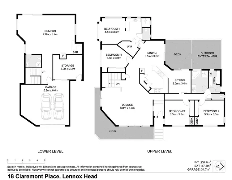 Floorplan of Homely house listing, 18 Claremont Place, Lennox Head NSW 2478