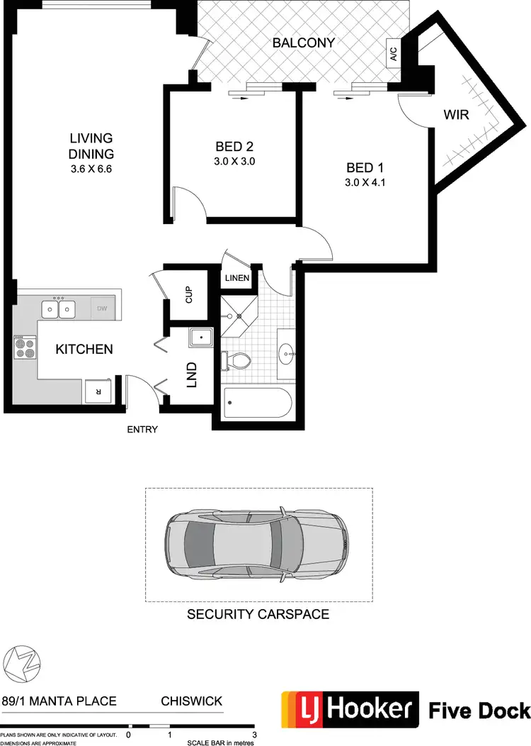 Floorplan of Homely apartment listing, 89/1 Manta Place, Chiswick NSW 2046
