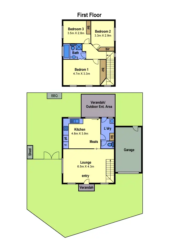 Floorplan of Homely house listing, 46 Kalman Road, Epping VIC 3076