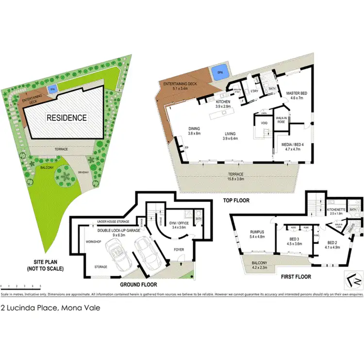 Floorplan of Homely house listing, 2 Lucinda Place, Mona Vale NSW 2103