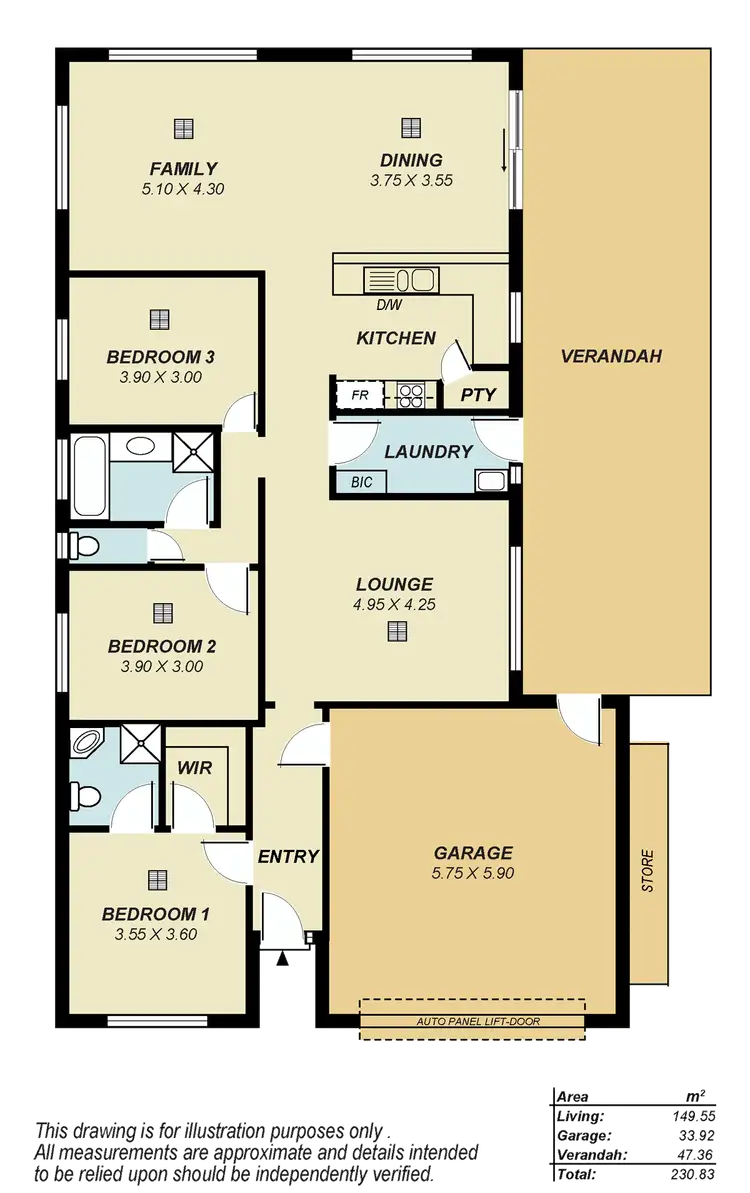 Floorplan of Homely house listing, 10 Bloomfield Avenue, Greenwith SA 5125