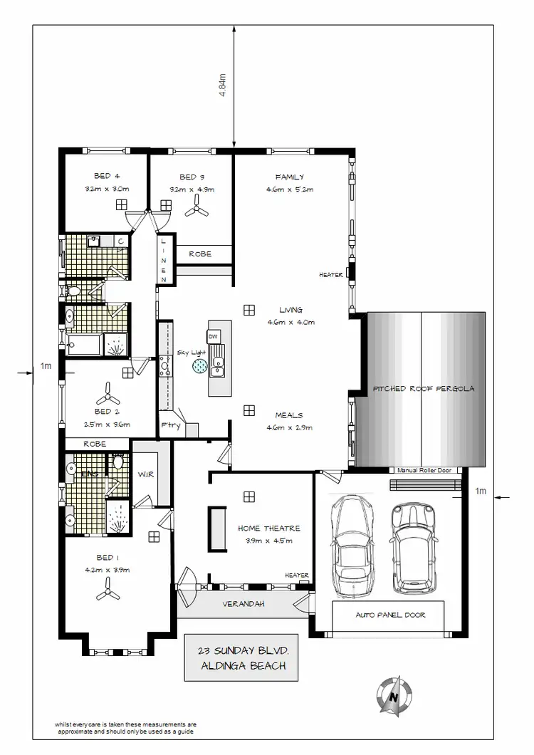 Floorplan of Homely house listing, 23 Sunday Boulevard, Aldinga Beach SA 5173