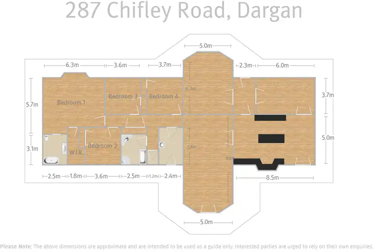 Floorplan of Homely rural property listing, 287 Chifley Road, Dargan NSW 2786