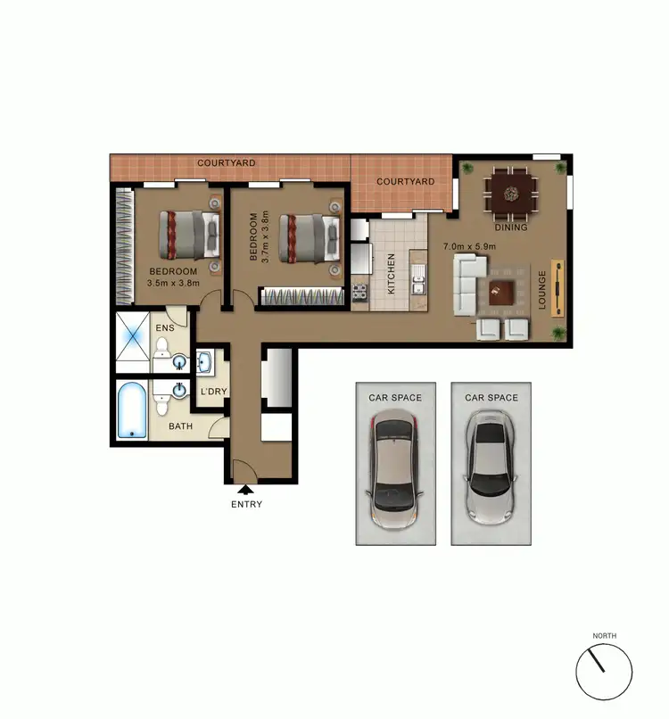 Floorplan of Homely apartment listing, 16/106 Giles Street, Kingston ACT 2604