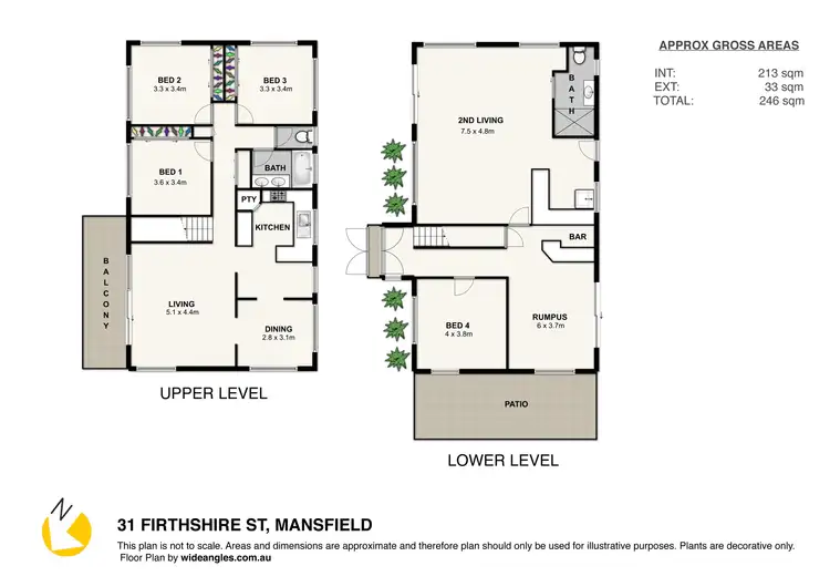Floorplan of Homely house listing, 31 FIRTHSHIRE STREET, Mansfield QLD 4122
