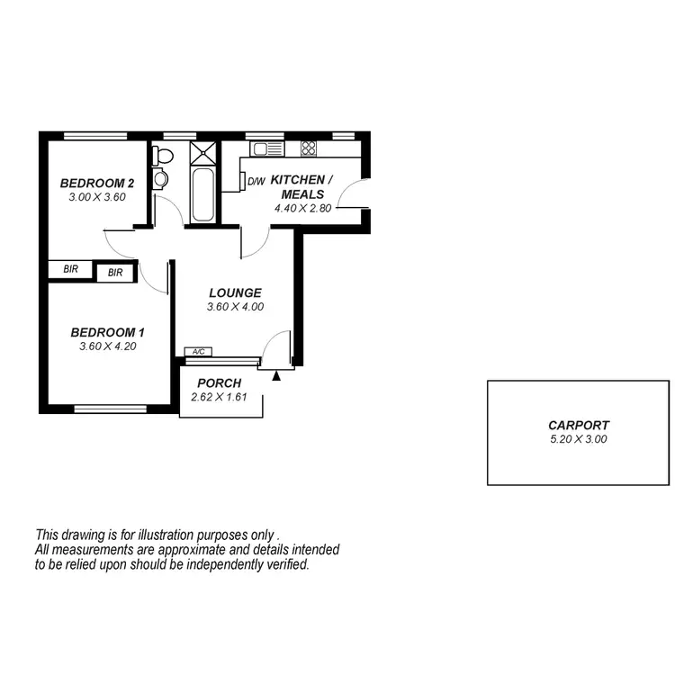 Floorplan of Homely unit listing, 2/7 Dulwich Avenue, Dulwich SA 5065