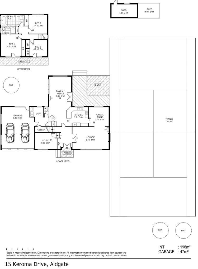 Floorplan of Homely house listing, 15 Keroma Drive, Aldgate SA 5154