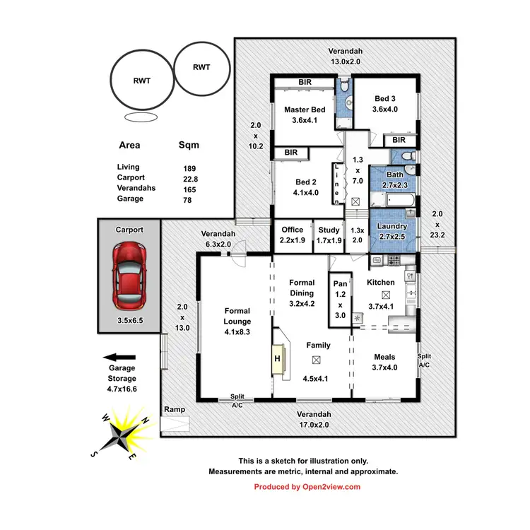 Floorplan of Homely house listing, 45 Gerald Roberts Road, Seppeltsfield SA 5355