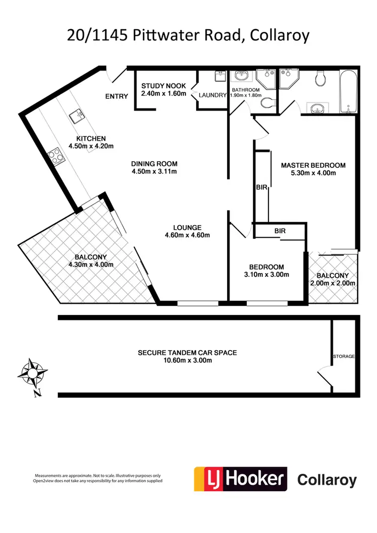 Floorplan of Homely unit listing, 20/1145 Pittwater Road, Collaroy NSW 2097