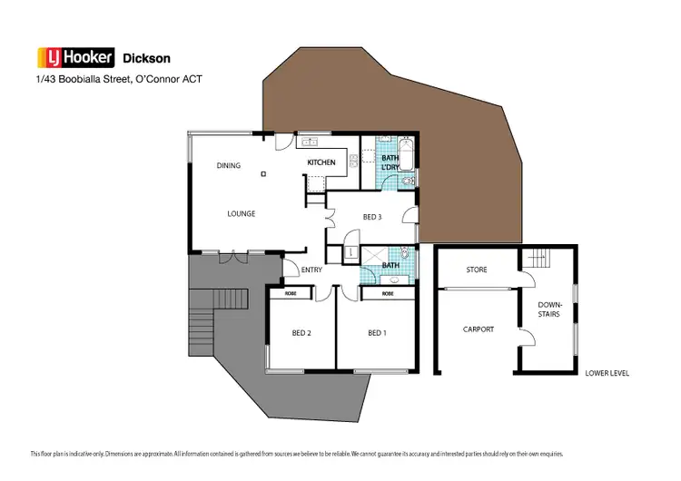 Floorplan of Homely house listing, 1/43 Boobialla Street, O'connor ACT 2602