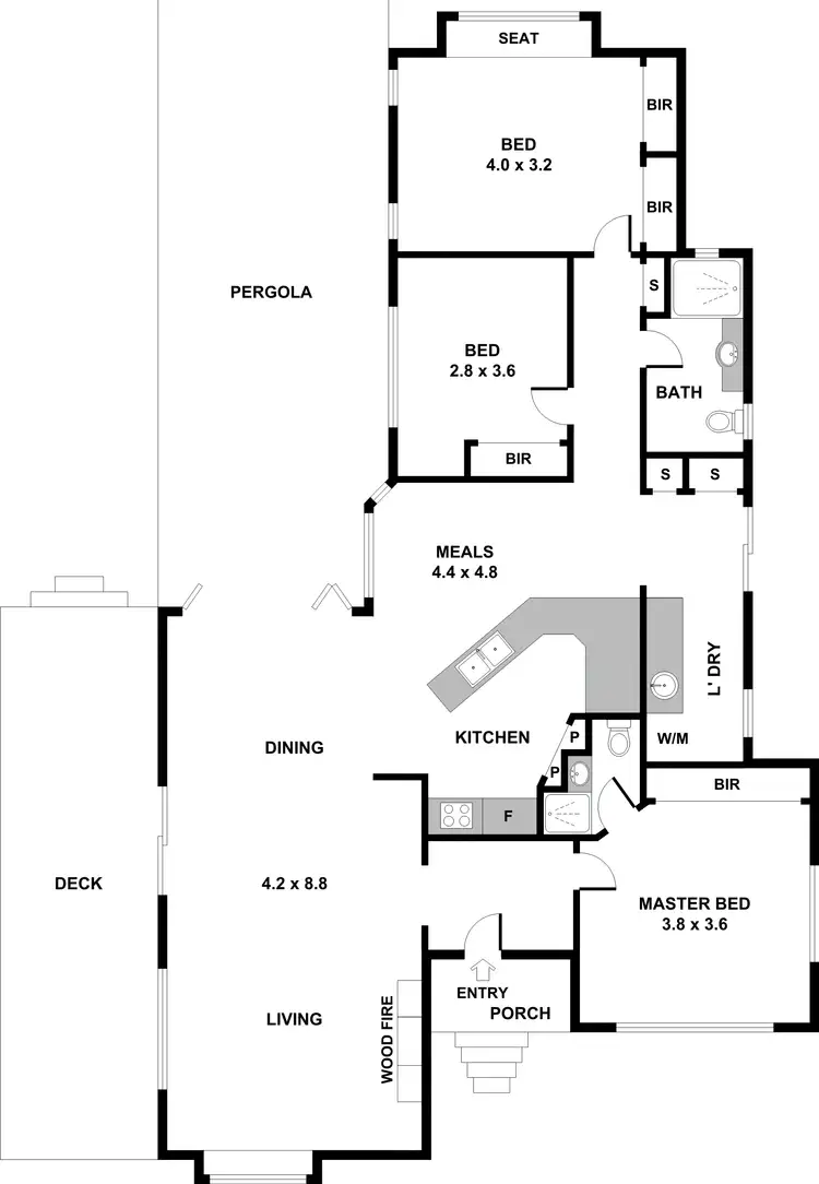 Floorplan of Homely house listing, 53 Miles Street, Clayfield QLD 4011