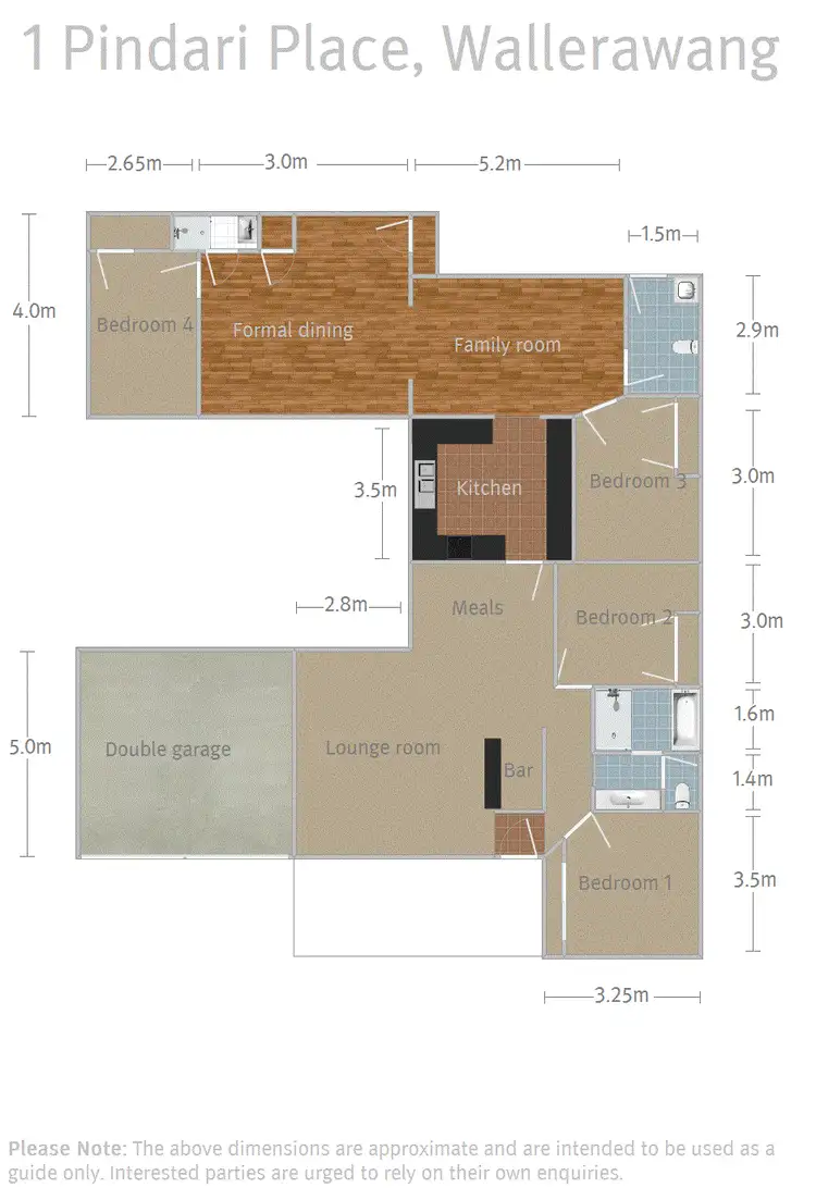 Floorplan of Homely house listing, 1 Pindari Place, Wallerawang NSW 2845