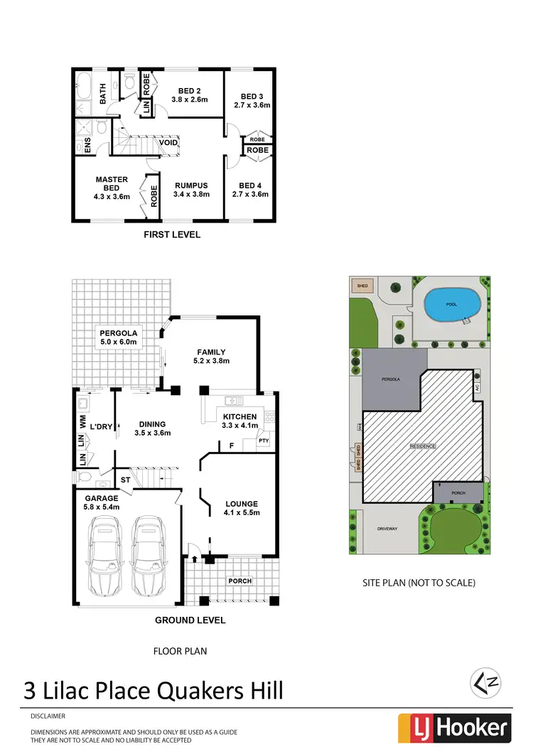 Floorplan of Homely house listing, 3 Lilac Place, Quakers Hill NSW 2763