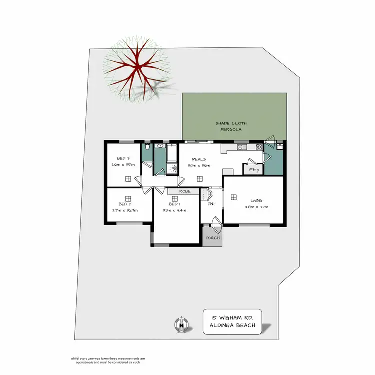 Floorplan of Homely house listing, 15 Wigham Road, Aldinga Beach SA 5173