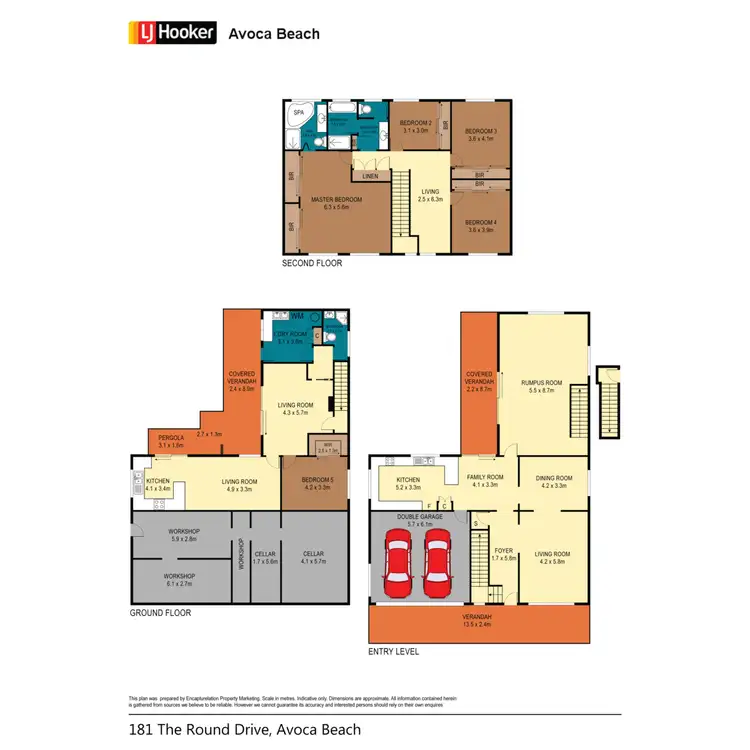Floorplan of Homely house listing, 181 The Round Drive, Avoca Beach NSW 2251