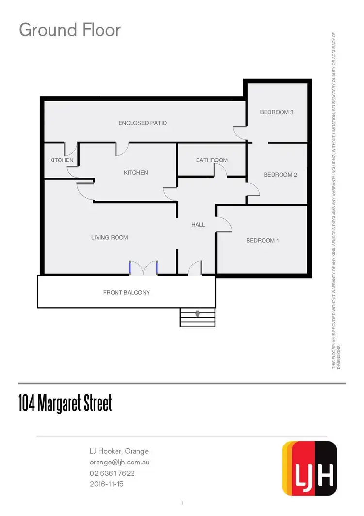 Floorplan of Homely house listing, 104 Margaret Street, Orange NSW 2800
