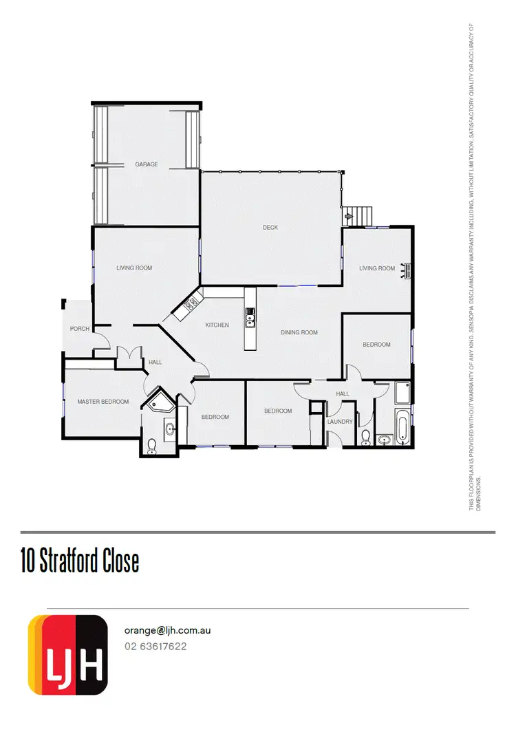Floorplan of Homely house listing, 10 Stratford Close, Orange NSW 2800