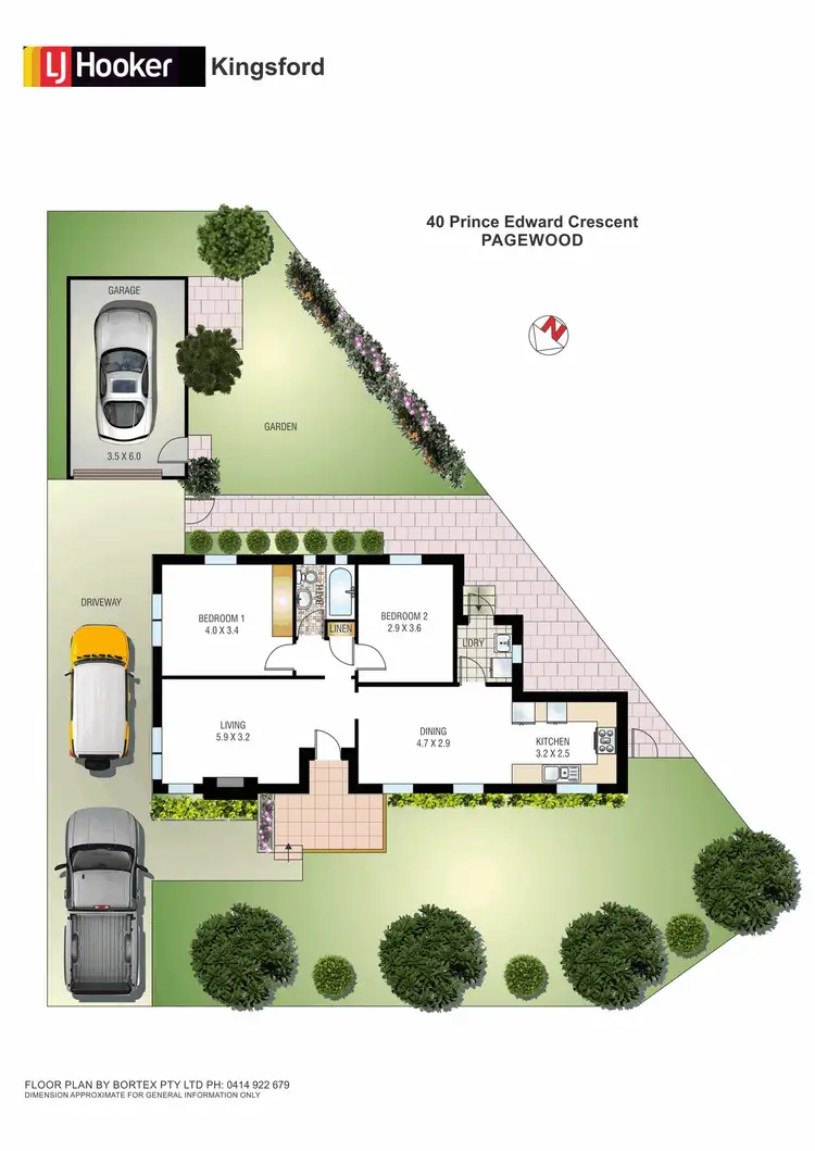 Floorplan of Homely house listing, 40 Prince Edward Circle, Pagewood NSW 2035