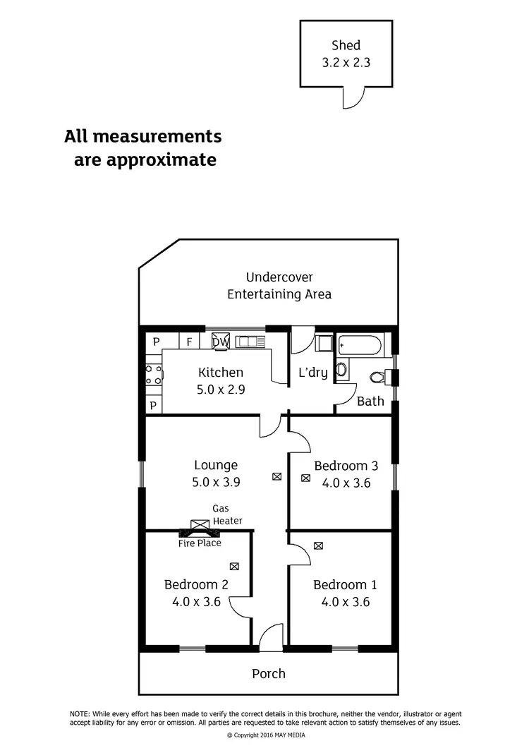 Floorplan of Homely house listing, 91 Fletcher Road, Peterhead SA 5016