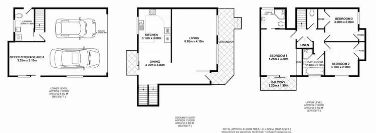 Floorplan of Homely townhouse listing, 1/12 King Street, Port Macquarie NSW 2444