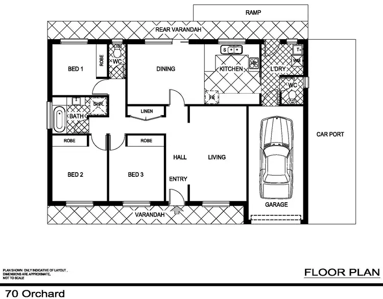 Floorplan of Homely house listing, 70 Orchard Street, Young NSW 2594
