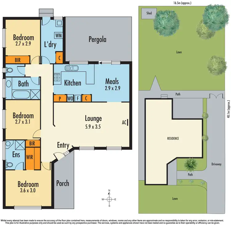 Floorplan of Homely house listing, 69 George Chudleigh Drive, Hallam VIC 3803