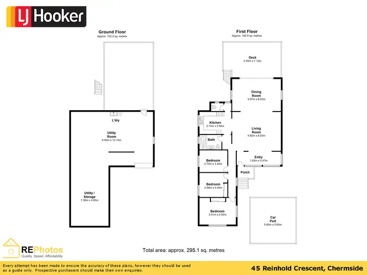 Floorplan of Homely house listing, 45 Reinhold Crescent, Chermside QLD 4032