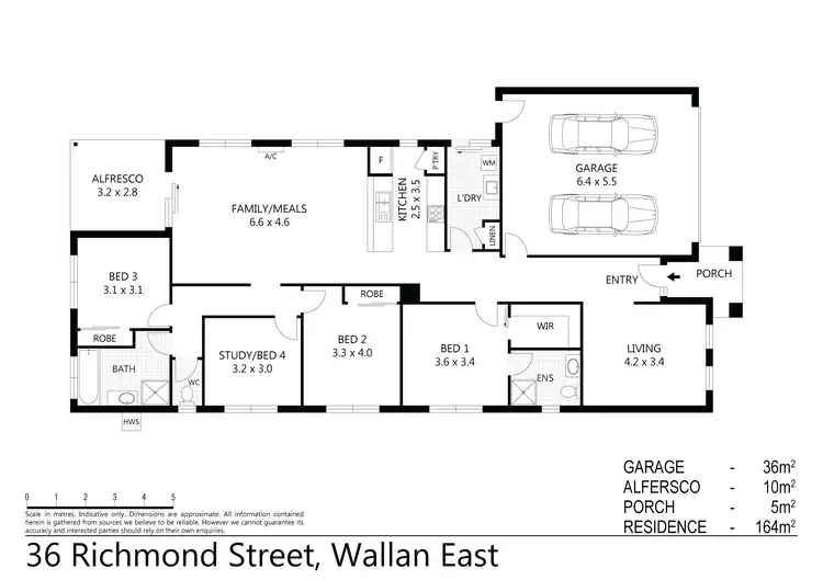 Floorplan of Homely house listing, 36 Richmond Street, Wallan VIC 3756