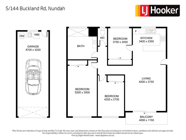 Floorplan of Homely unit listing, 5/144 Buckland Road, Nundah QLD 4012