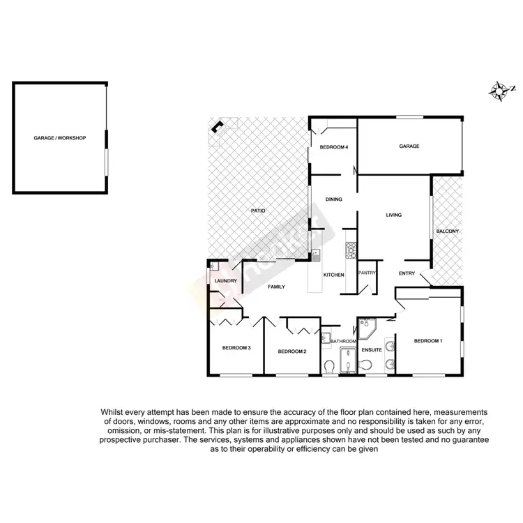 Floorplan of Homely house listing, 8 Carlos Street, Hillcrest QLD 4118