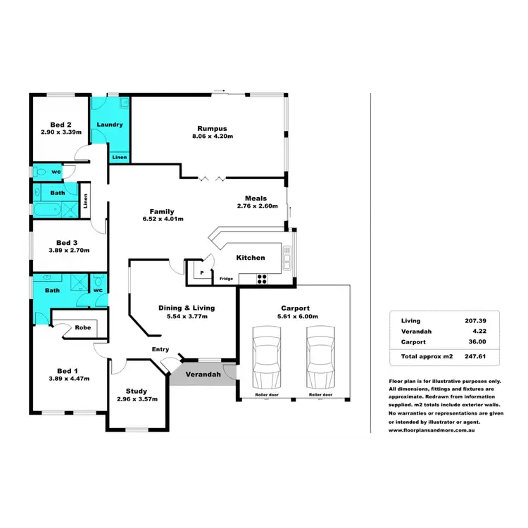 Floorplan of Homely house listing, 3 Plover Court, Hewett SA 5118