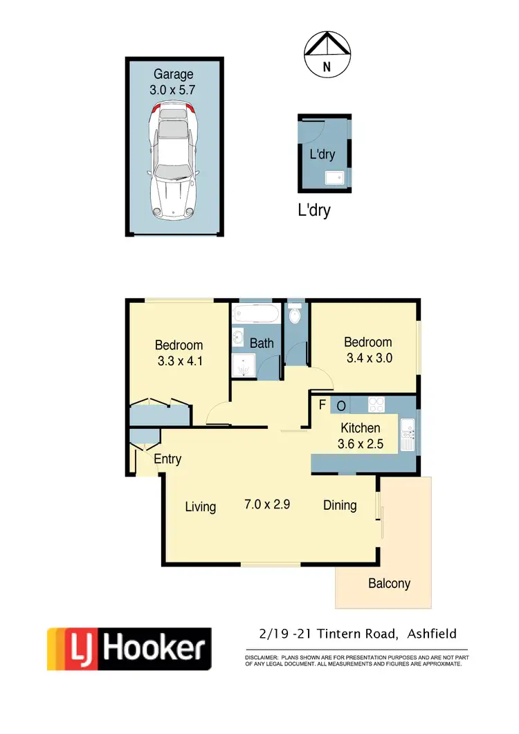Floorplan of Homely unit listing, 2/19 Tintern Road, Ashfield NSW 2131