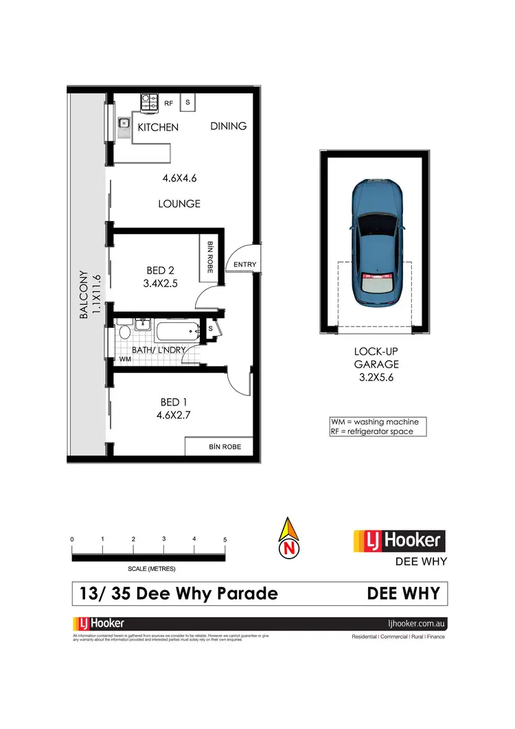 Floorplan of Homely apartment listing, 13/35 Dee Why Parade, Dee Why NSW 2099