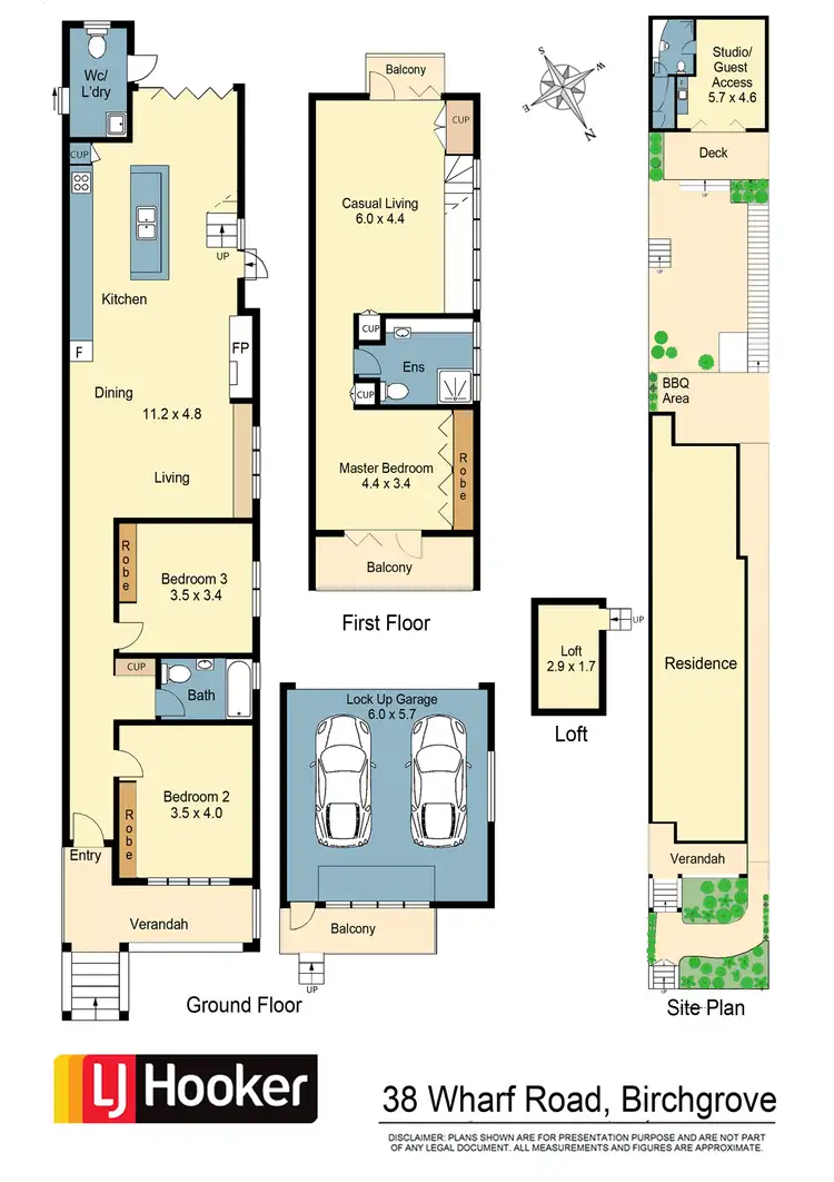 Floorplan of Homely house listing, 38 Wharf Road, Birchgrove NSW 2041