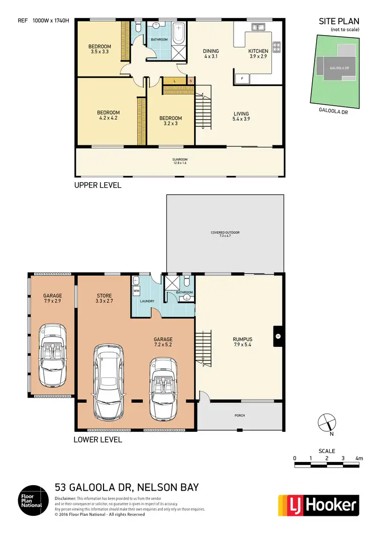 Floorplan of Homely house listing, 53 Galoola Drive, Nelson Bay NSW 2315