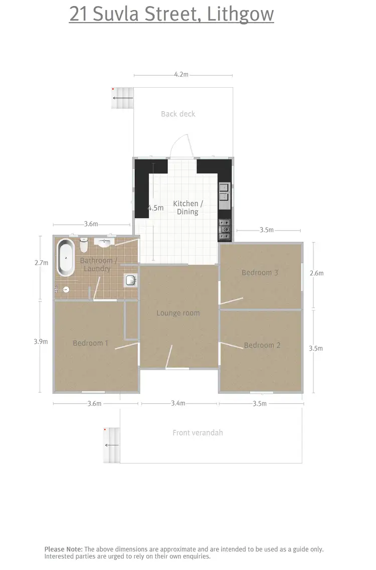 Floorplan of Homely house listing, 21 Suvla Street, Lithgow NSW 2790