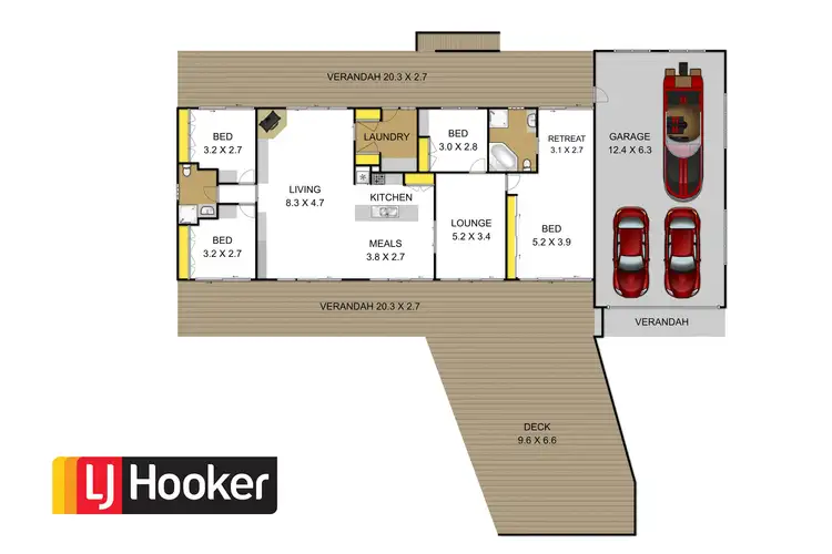 Floorplan of Homely house listing, 189 Mustons Lane, Heyfield VIC 3858