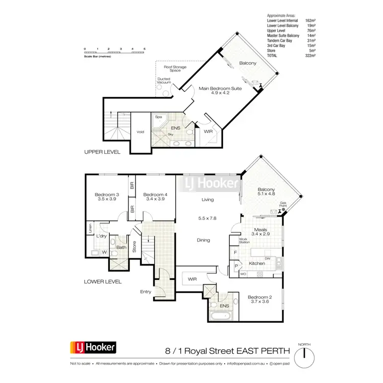 Floorplan of Homely apartment listing, 8/1 Royal Street, East Perth WA 6004