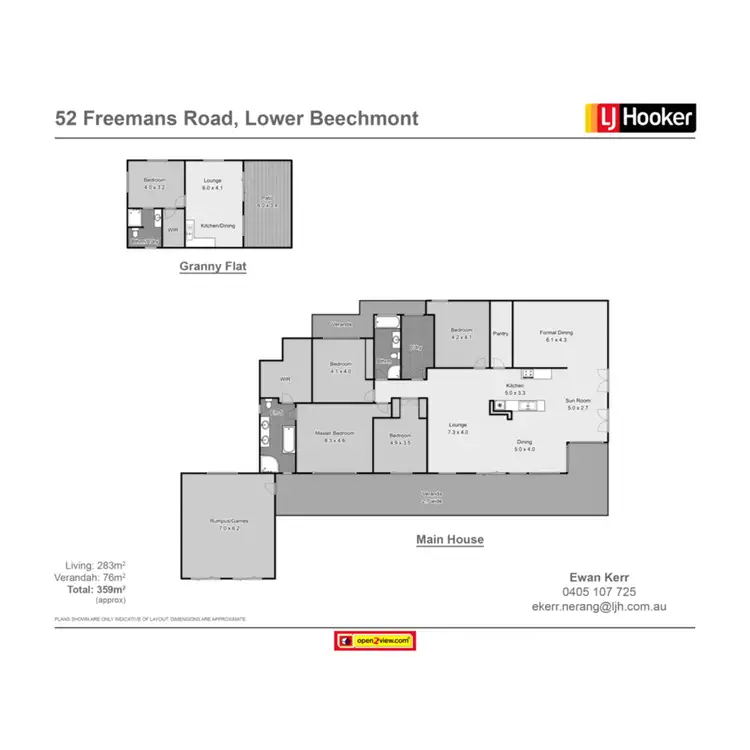 Floorplan of Homely house listing, 52 Freemans Road, Lower Beechmont QLD 4211