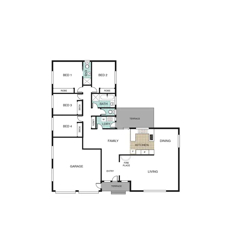 Floorplan of Homely house listing, 13 Michell Street, Monash ACT 2904