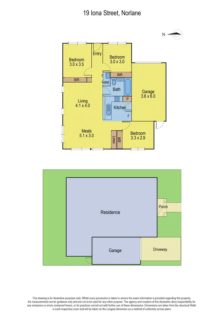 Floorplan of Homely unit listing, 21 Iona Street, Norlane VIC 3214