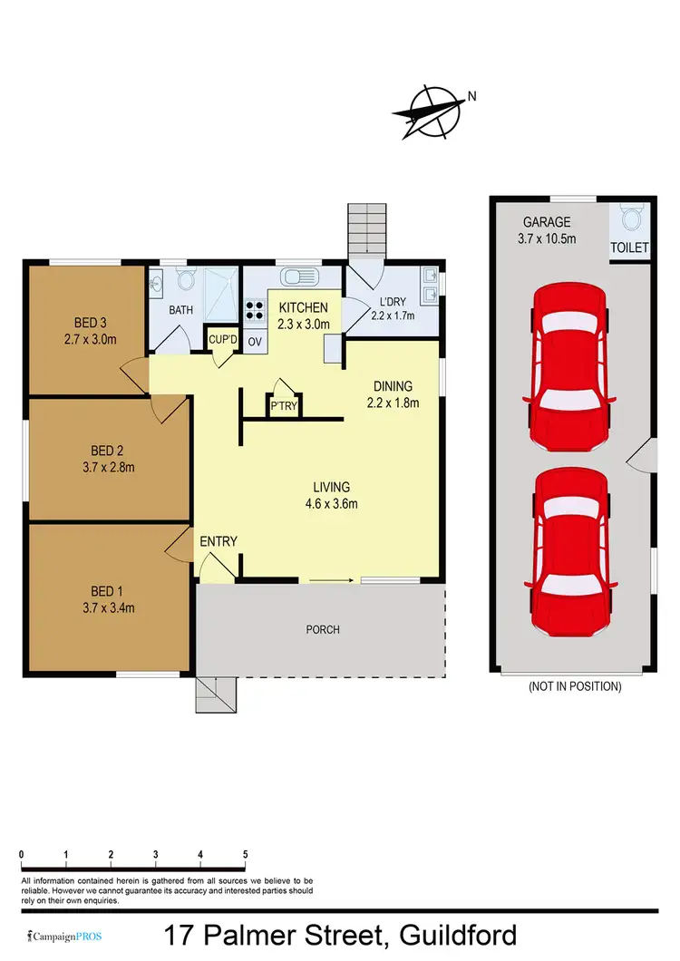 Floorplan of Homely house listing, 17 Palmer Street, Guildford NSW 2161