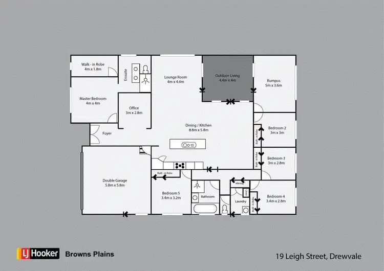 Floorplan of Homely house listing, 19 Leigh Street, Drewvale QLD 4116