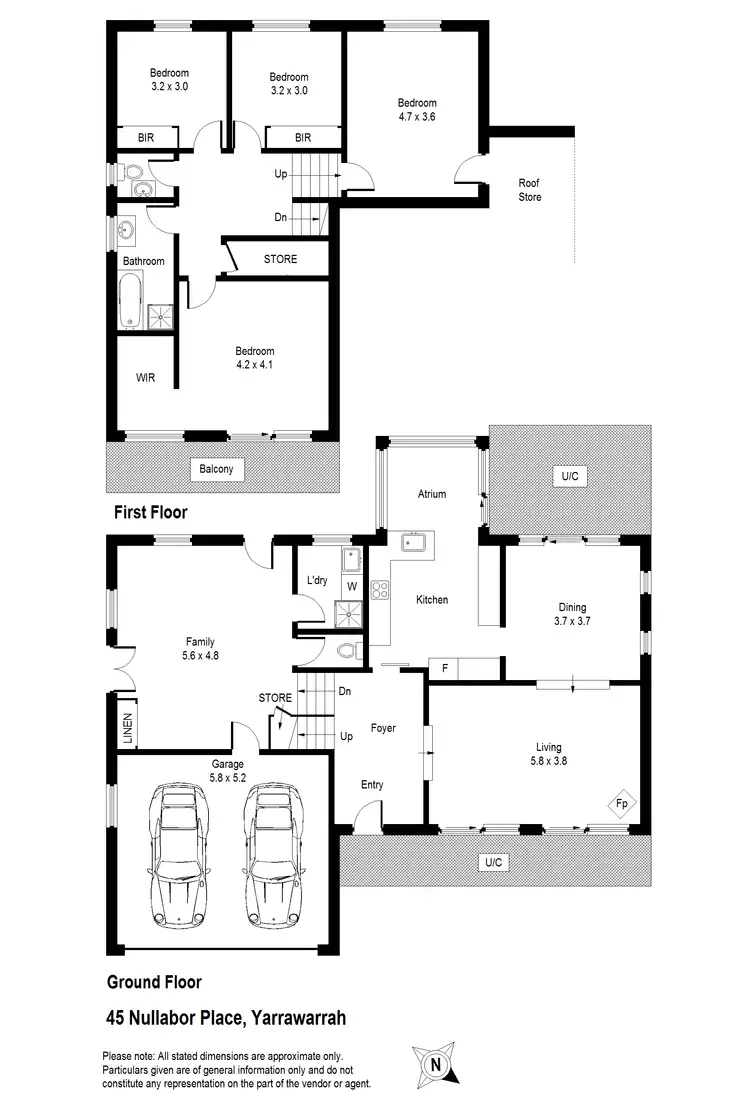 Floorplan of Homely house listing, 45 Nullabor Place, Yarrawarrah NSW 2233